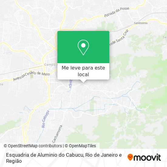 Esquadria de Aluminio do Cabucu mapa