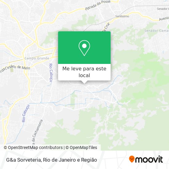 G&a Sorveteria mapa