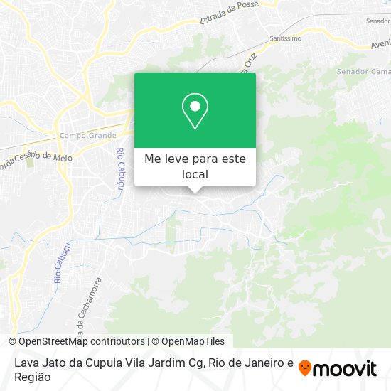 Lava Jato da Cupula Vila Jardim Cg mapa
