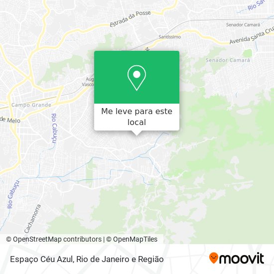 Espaço Céu Azul mapa