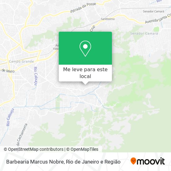 Barbearia Marcus Nobre mapa