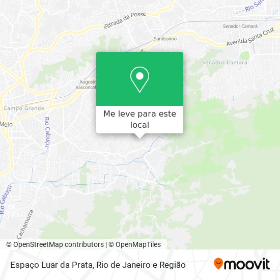 Espaço Luar da Prata mapa