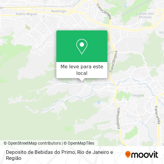 Deposito de Bebidas do Primo mapa