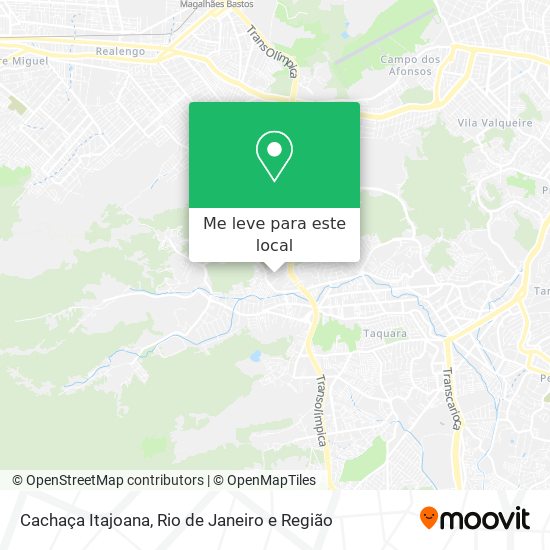 Cachaça Itajoana mapa