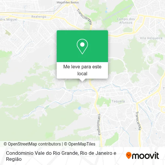 Condominio Vale do Rio Grande mapa