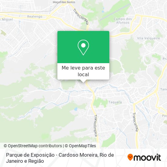 Parque de Exposição - Cardoso Moreira mapa