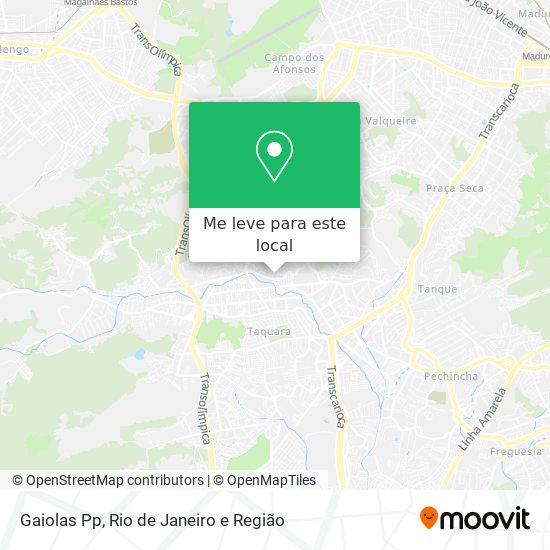 Gaiolas Pp mapa