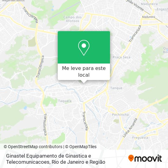 Ginastel Equipamento de Ginastica e Telecomunicacoes mapa