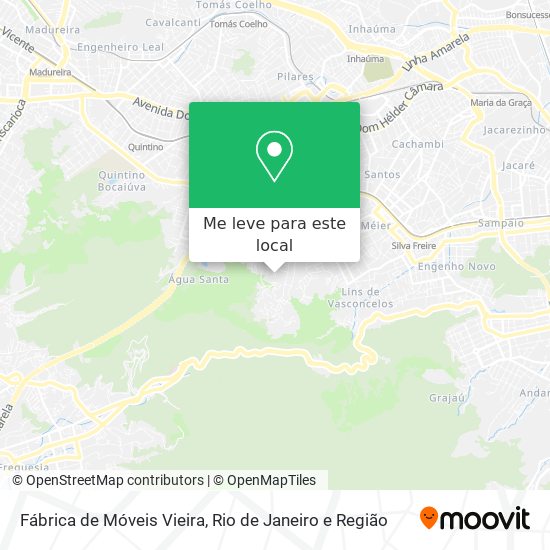 Fábrica de Móveis Vieira mapa