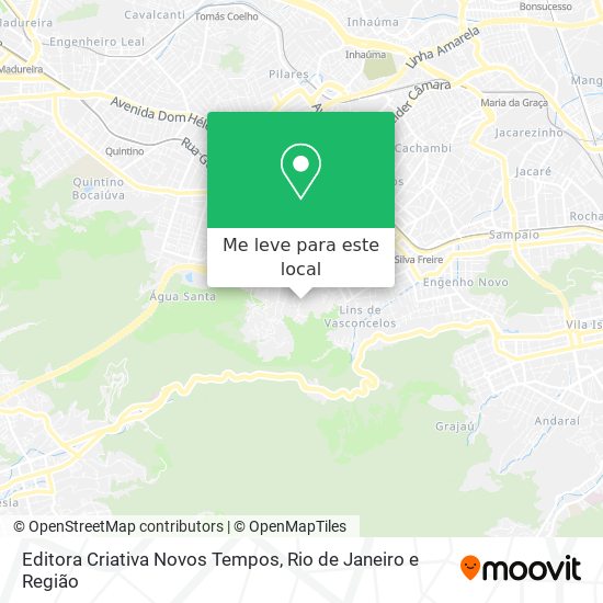 Editora Criativa Novos Tempos mapa