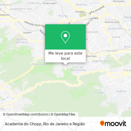 Academia do Chopp mapa