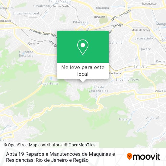 Apta 19 Reparos e Manutencoes de Maquinas e Residencias mapa