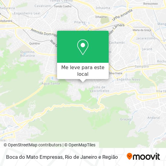 Boca do Mato Empresas mapa