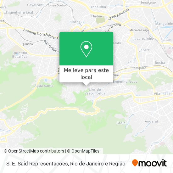 S. E. Said Representacoes mapa