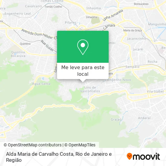 Alda Maria de Carvalho Costa mapa
