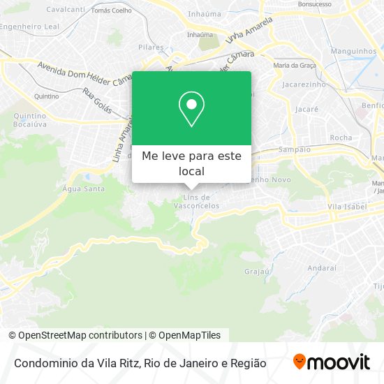 Condominio da Vila Ritz mapa