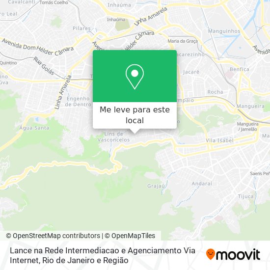 Lance na Rede Intermediacao e Agenciamento Via Internet mapa