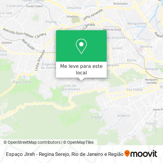 Espaço Jireh - Regina Serejo mapa