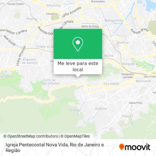 Igreja Pentecostal Nova Vida mapa