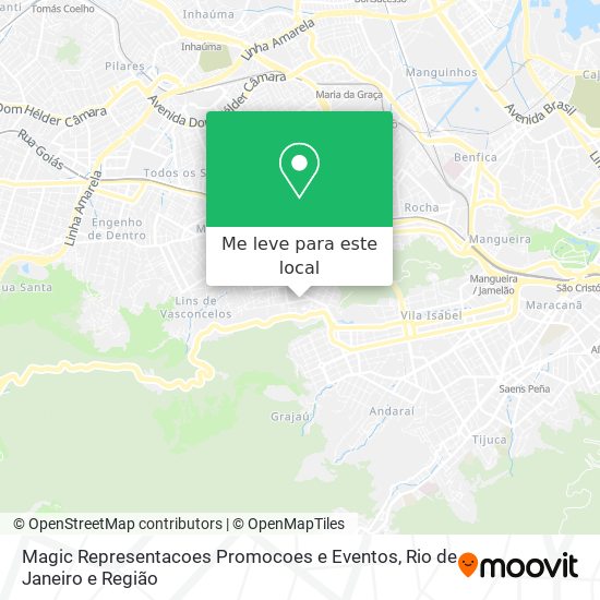 Magic Representacoes Promocoes e Eventos mapa
