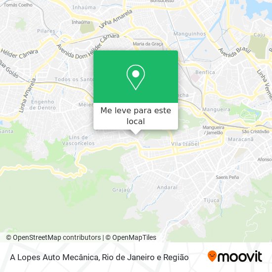 A Lopes Auto Mecânica mapa