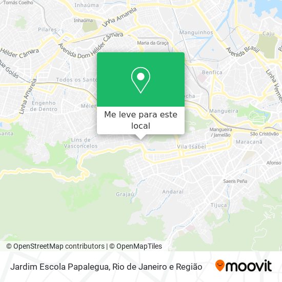 Jardim Escola Papalegua mapa