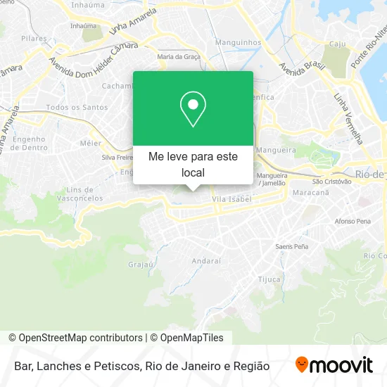 Bar, Lanches e Petiscos mapa