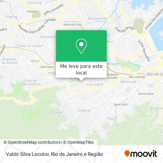 Valdir Silva Locutor mapa