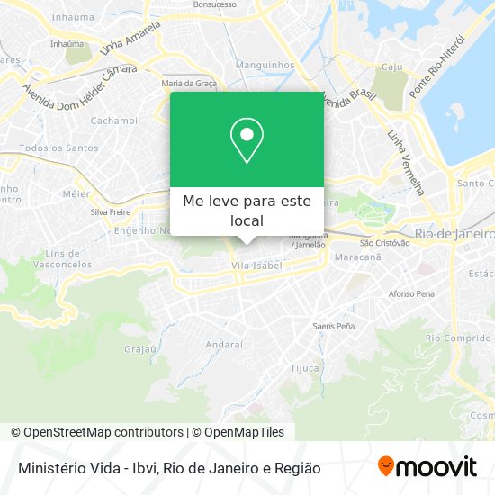 Ministério Vida - Ibvi mapa