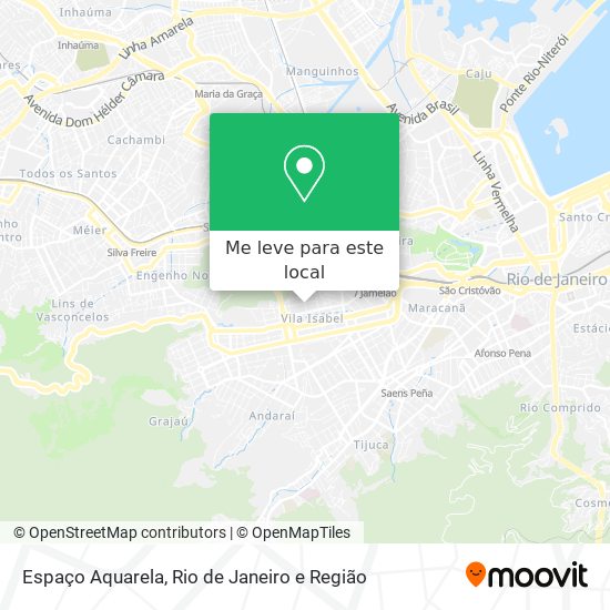 Espaço Aquarela mapa