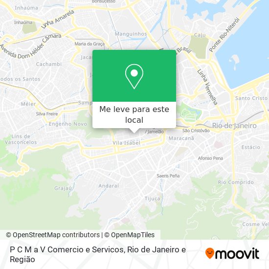 P C M a V Comercio e Servicos mapa