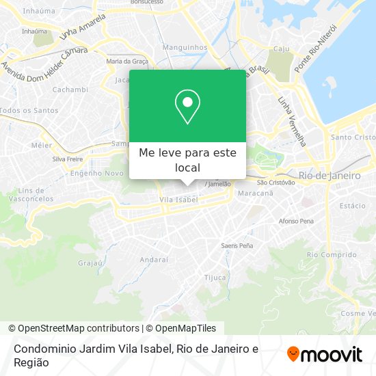 Condominio Jardim Vila Isabel mapa