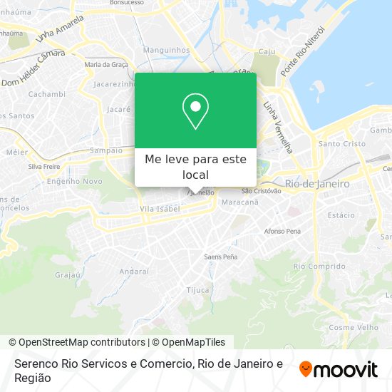 Serenco Rio Servicos e Comercio mapa