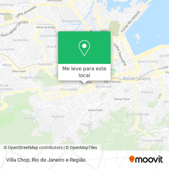 Villa Chop mapa