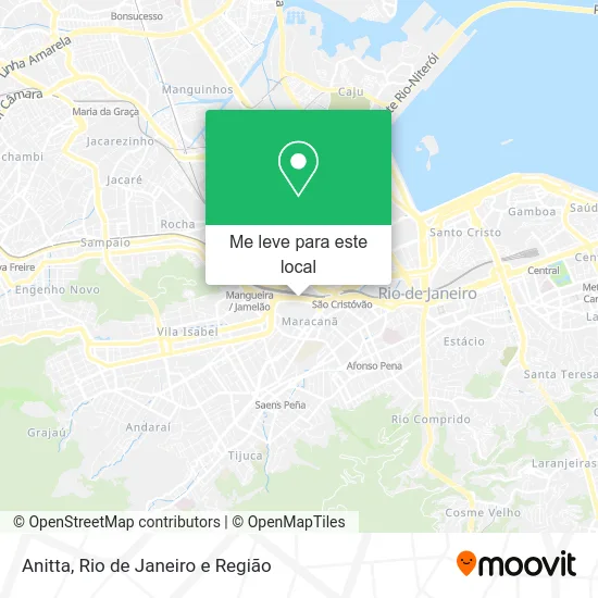 Anitta mapa