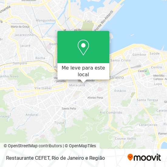 Restaurante CEFET mapa