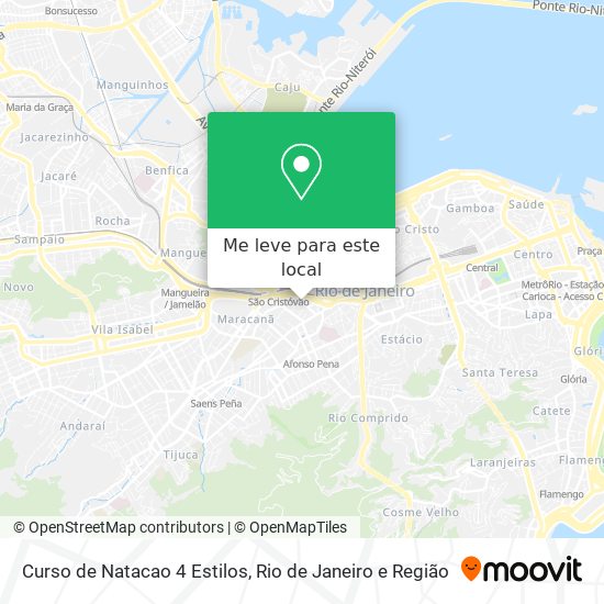 Curso de Natacao 4 Estilos mapa