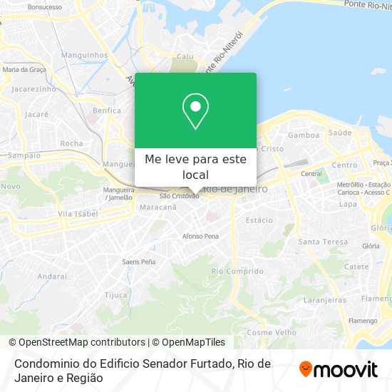 Condominio do Edificio Senador Furtado mapa