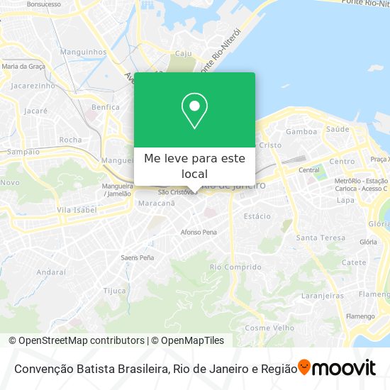 Convenção Batista Brasileira mapa