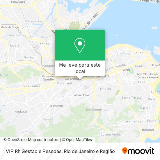 VIP Rh Gestao e Pessoas mapa