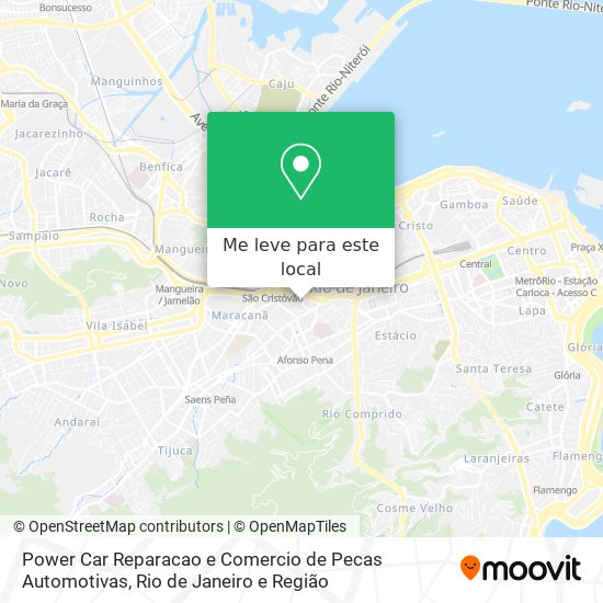Power Car Reparacao e Comercio de Pecas Automotivas mapa