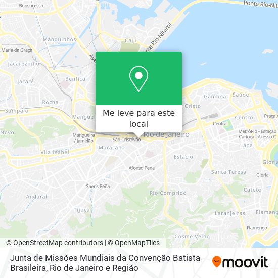 Junta de Missões Mundiais da Convenção Batista Brasileira mapa