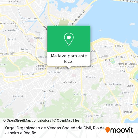 Orgal Organizacao de Vendas Sociedade Civil mapa