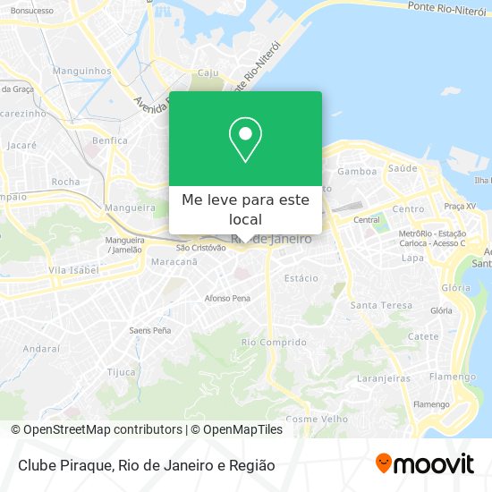 Clube Piraque mapa