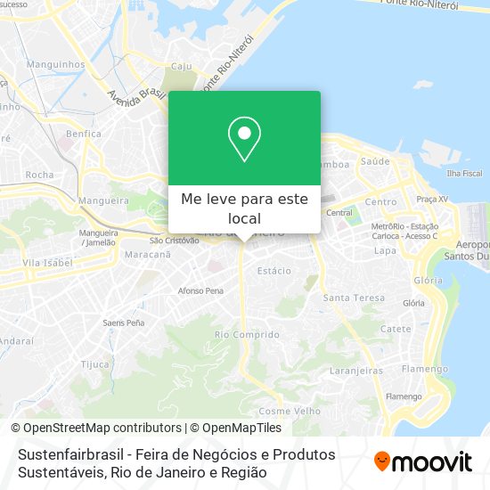 Sustenfairbrasil - Feira de Negócios e Produtos Sustentáveis mapa