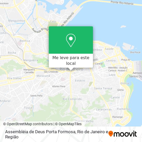 Assembléia de Deus Porta Formosa mapa