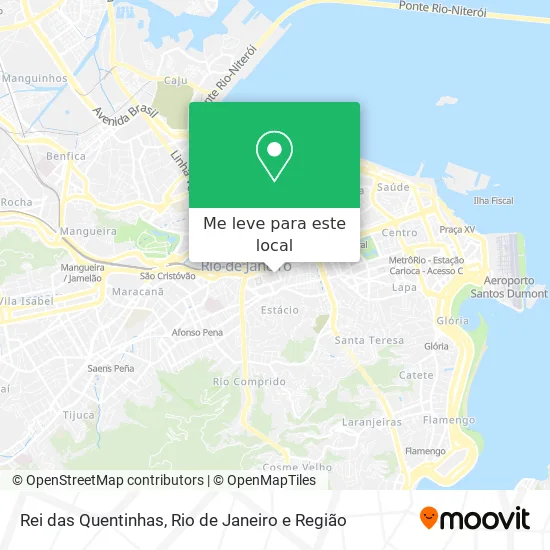 Rei das Quentinhas mapa