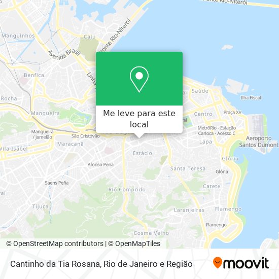Cantinho da Tia Rosana mapa