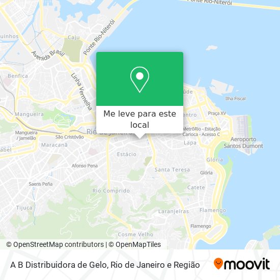 A B Distribuidora de Gelo mapa