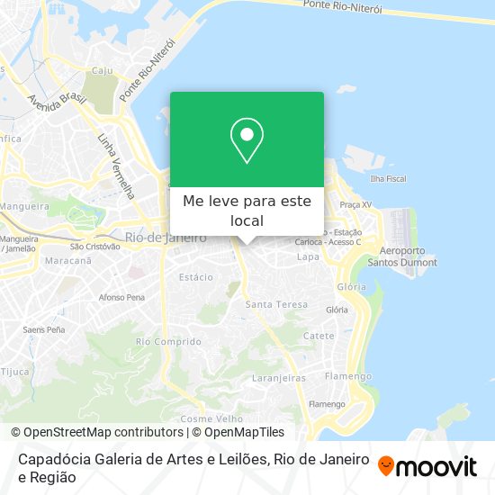 Capadócia Galeria de Artes e Leilões mapa